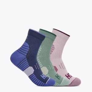 Hoka Quarter Run Sock 3-Pack S NWT